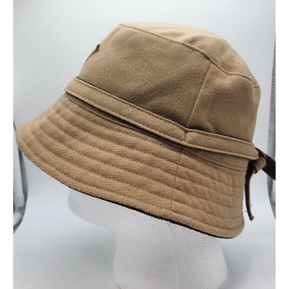 Y2K ROXY 100% Wool Bucket Hat Made In The USA Logo Tie Stitched EUC RARE main image 6